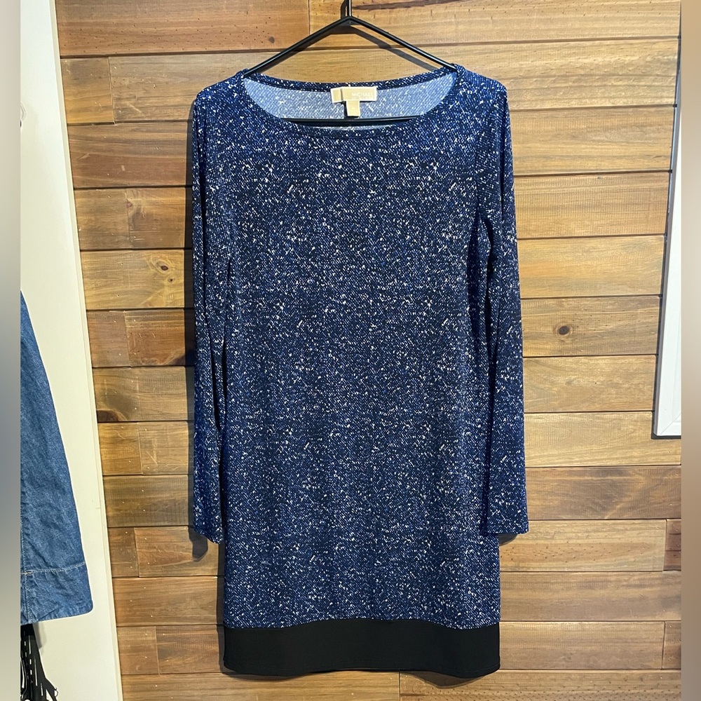 MICHAEL Michael Kors Blue Long Sleeve Dress